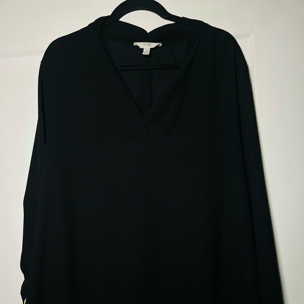 Black Women's Tunic Top